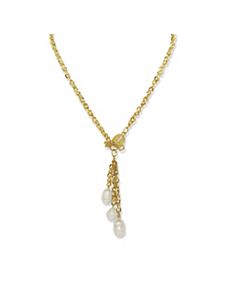 Pearl Lariat-Style Necklace by PalmBeach Jewelry