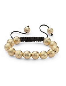 Goldtone Macrame Bracelet by PalmBeach Jewelry