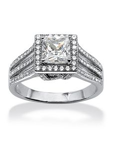 Cubic Zirconia Ring by PalmBeach Jewelry
