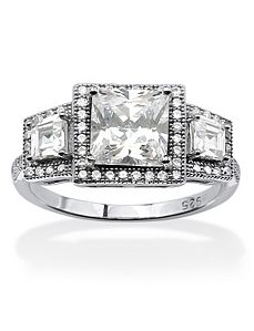 Cubic Zirconia Ring by PalmBeach Jewelry