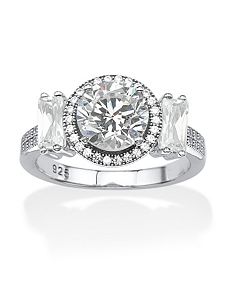 Cubic Zirconia Ring by PalmBeach Jewelry