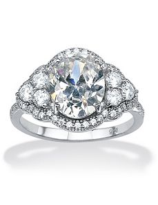 Cubic Zirconia Ring by PalmBeach Jewelry