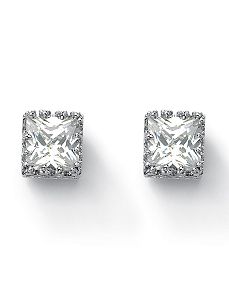 Cubic Zirconia Earrings by PalmBeach Jewelry