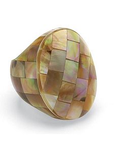 Mother-Of-Pearl Ring by PalmBeach Jewelry
