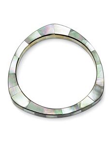 Mother-Of-Pearl Bangle Bracelet by PalmBeach Jewelry