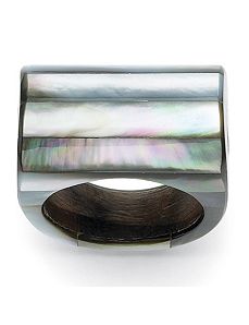 Mother-Of-Pearl Ring by PalmBeach Jewelry