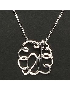 Personalized Swirl Pendant by PalmBeach Jewelry