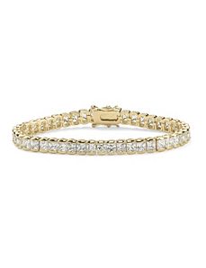 Cubic Zirconia Tennis Bracelet by PalmBeach Jewelry