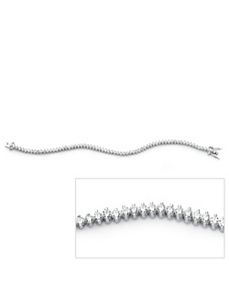 Cubic Zirconia Tennis Bracelet by PalmBeach Jewelry