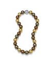 Cocoa-Colored Shell Pearl Necklace by PalmBeach Jewelry