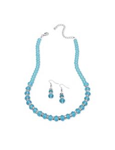 Beaded birthstone jewelry set by PalmBeach Jewelry