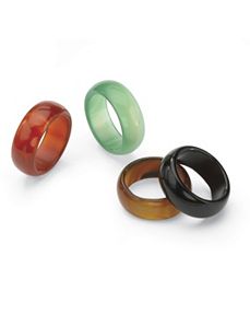 Jade Ring Set by PalmBeach Jewelry