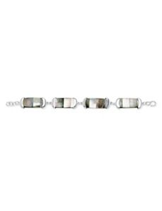 Black Mother-Of-Pearl Bracelet by PalmBeach Jewelry