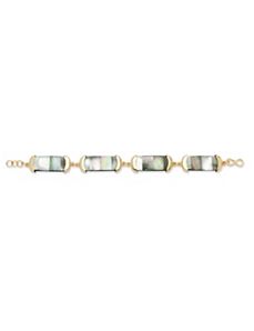 Black Mother-Of-Pearl Bracelet by PalmBeach Jewelry