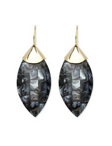 Abalone Mother-Of-Pearl Earrings by PalmBeach Jewelry