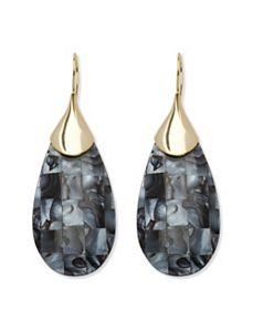 Mother-Of-Pearl Earrings by PalmBeach Jewelry