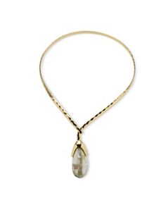 White Mother-Of-Pearl Necklace by PalmBeach Jewelry
