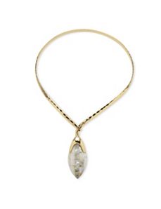 White Mother-Of-Pearl Necklace by PalmBeach Jewelry
