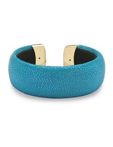 Turquoise-Colored Stingray Cuff by PalmBeach Jewelry