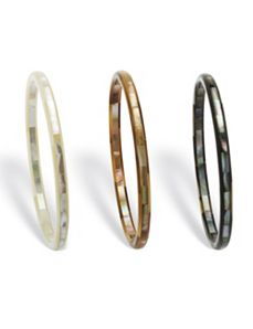 Mother-Of-Pearl Bangles by PalmBeach Jewelry