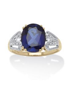 3.80 TCW Sapphire Ring by PalmBeach Jewelry