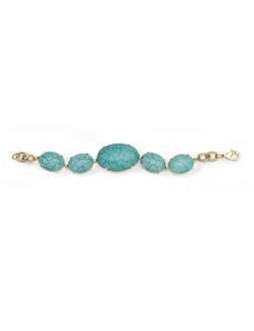 Turquoise Cabachon Bracelet by PalmBeach Jewelry
