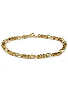 Figaro-Link Bracelet by PalmBeach Jewelry