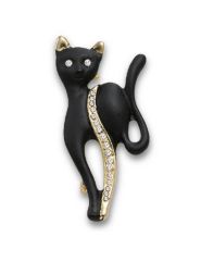 Crystal Cat Pin by Palm Beach Jewelry
