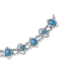 Enamel Bracelet 7 1/2" by PalmBeach Jewelry