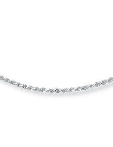 Silver Rope Chain 18" by PalmBeach Jewelry