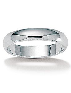 Silver Wedding Band by PalmBeach Jewelry