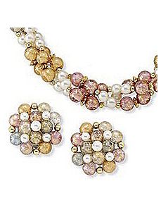 2-Piece Beaded Set by PalmBeach Jewelry