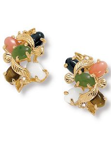 Multi-Stone Earrings by PalmBeach Jewelry