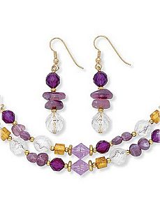 2-Piece Lucite Set by PalmBeach Jewelry