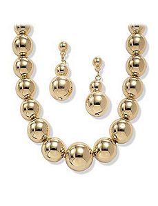 2-Piece Graduated Ball Set by PalmBeach Jewelry