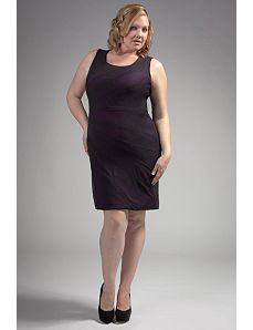 The Larisa Dress in Plum by Queen Grace