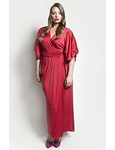 The April Dress in Russian Red by Queen Grace