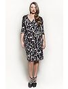 The Serena Dress in Grey Leopard by Queen Grace