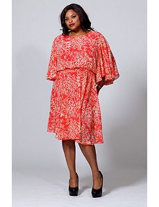 The Karrie Dress in Coral Reef by Queen Grace