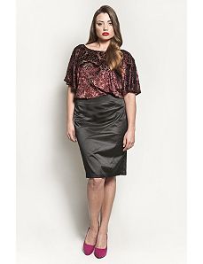 The Josie Skirt in Black by Queen Grace