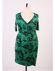 Perfect Pink Faux Wrap Dress by Re/Dress