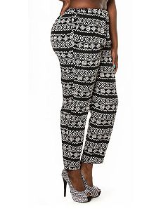 Geometric Sketch Lightweight Pant by Re/Dress