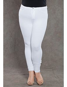 Zoe Jeggings in White by SWAK Designs
