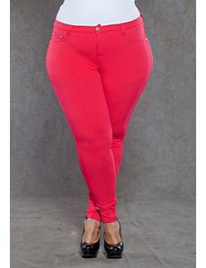 Zoe Jeggings in Red by SWAK Designs