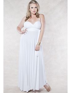 Eternity Maxi Convertible Dress in White by SWAK Designs
