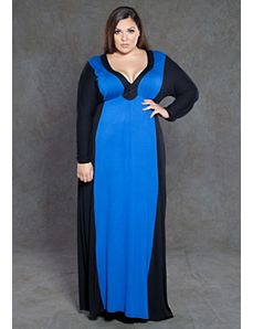 Samantha Two Tone Maxi Dress by SWAK Designs