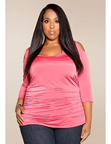 Ester Cold Shoulder Top by SWAK Designs