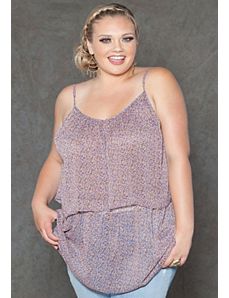 Ginny Chiffon Tank by SWAK Designs