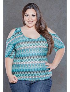 Jennifer Cold Shoulder Top by SWAK Designs