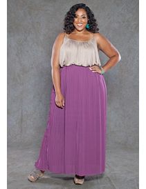 Aruna Pleated Maxi Skirt by SWAK Designs
